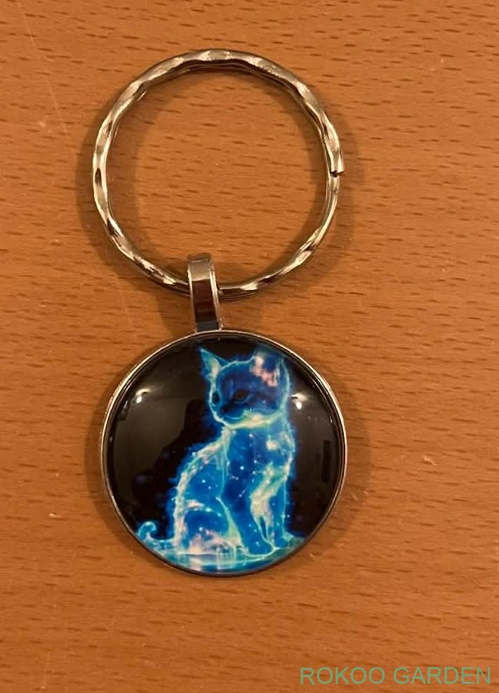Přívěšek na klíče - Vesmírná kočka