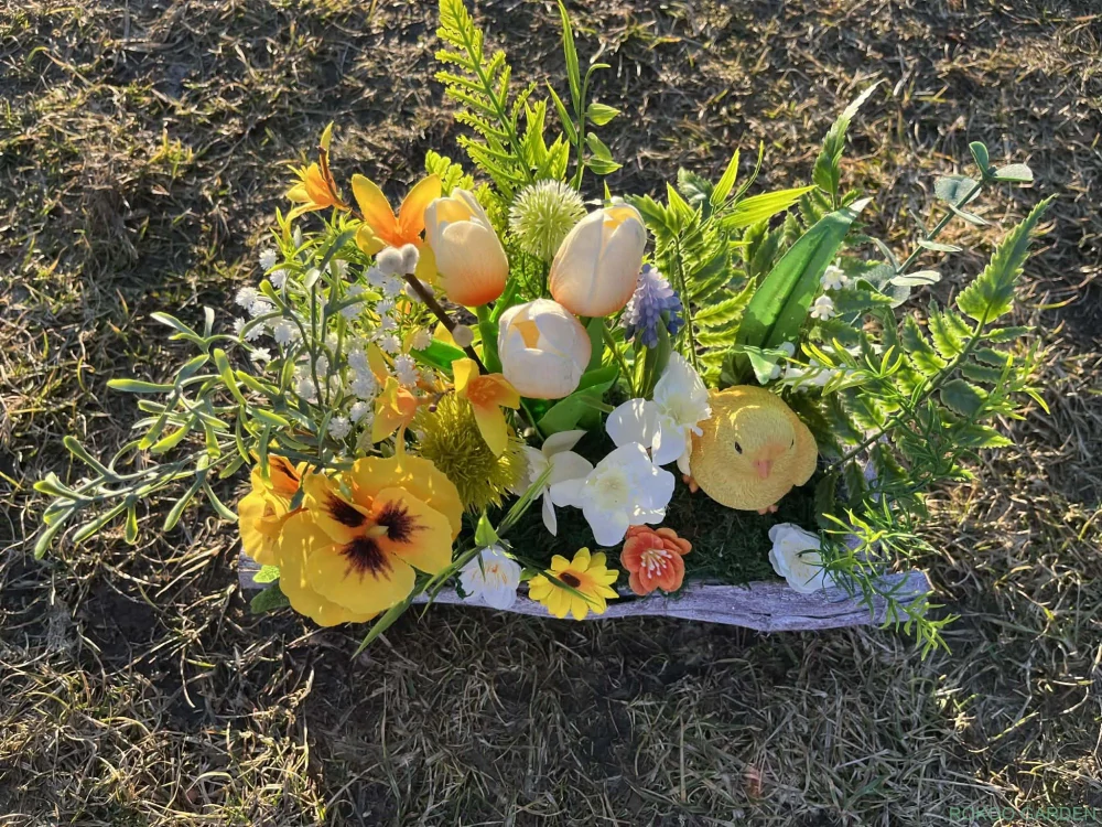 Jarní probouzení v proutí – Bohaté aranžmá s kuřátkem