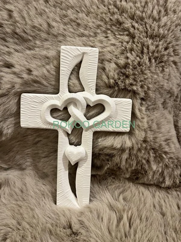 Odlitek kříž se srdcem