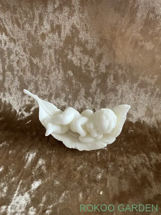 Dekorační mýdlo andílek na listu