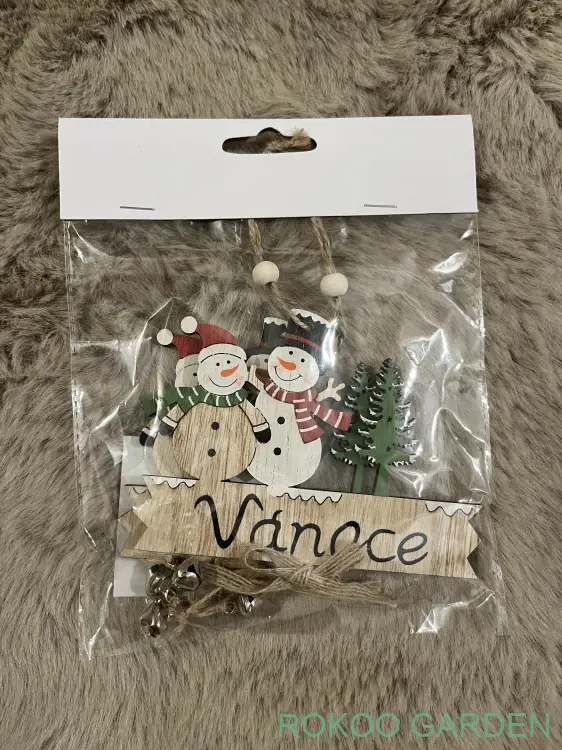 Sněhuláci Vánoce k zavěšení 2ks