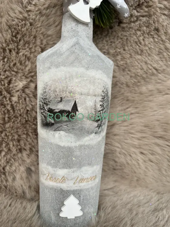 Svítící dekorační lahev