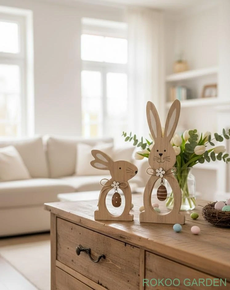 Velikonoční dekorace zajíčci