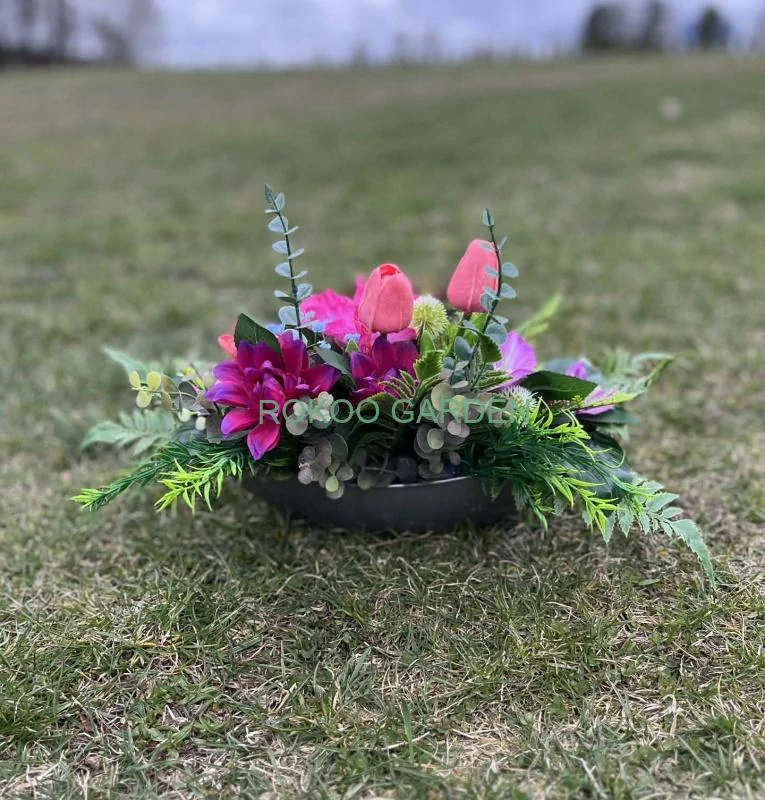 Dekorace ikebana -  Květinová bárka