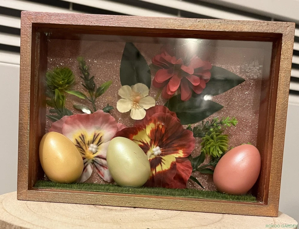 Velikonoční okénko – Ručně malovaný dekorativní box