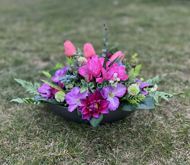 Dekorace ikebana -  Květinová bárka