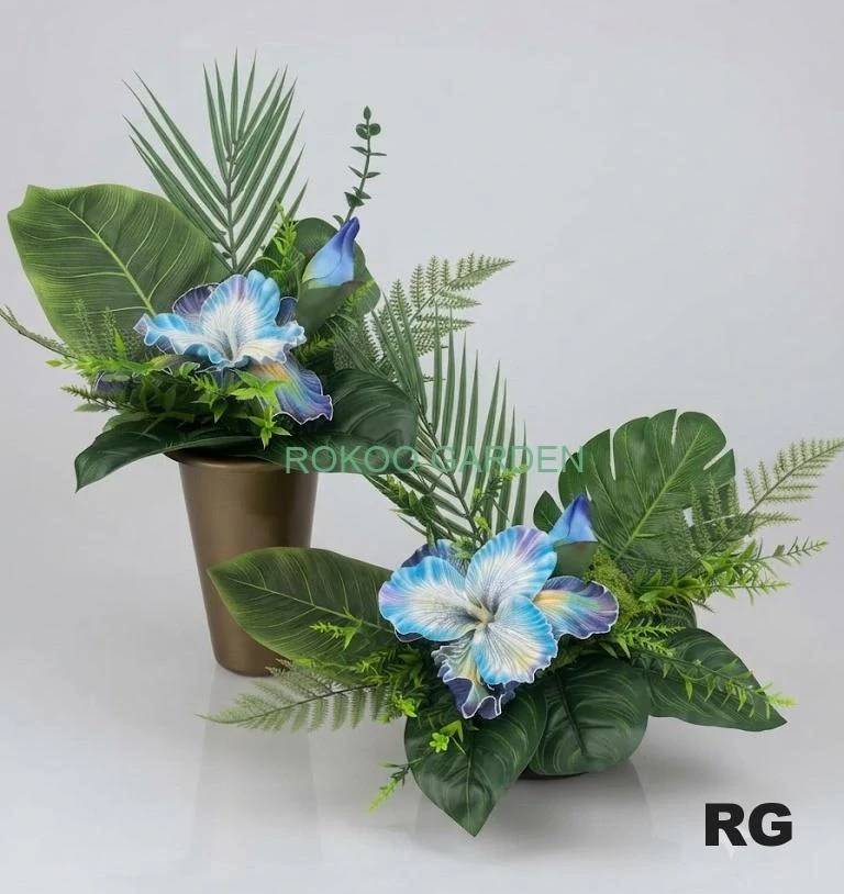 Pietní aranžmá ,, Iris modrá elegance "
