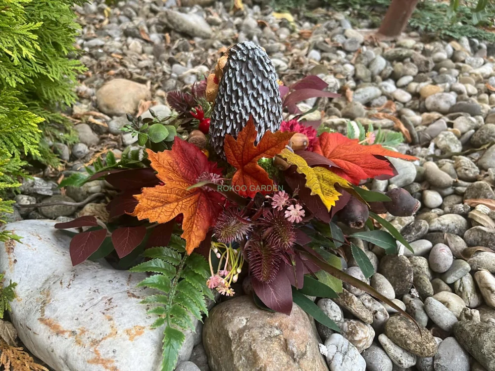 Podzimní aranžmá svícen - Lesní pohádka