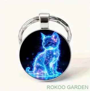 Přívěšek na klíče - Vesmírná kočka