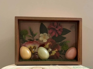 Velikonoční okénko – Ručně malovaný dekorativní box