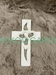 Odlitek kříž se srdcem