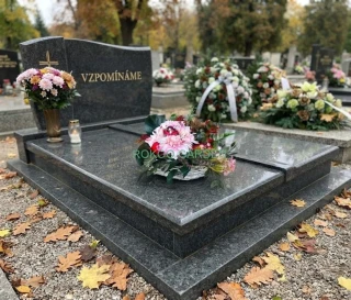 Podzimní hřbitovní aranžmá - Vzpomínka v srdci