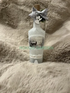 Svítící dekorační lahev