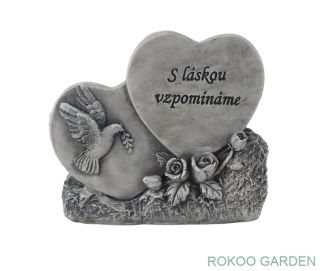 Dekorace na hrob s nápisem 