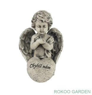 Dekorace na hrob anděl chybíš nám