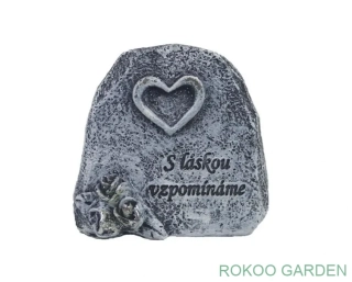 Dekorace na hrob kámen s láskou vzpomínáme