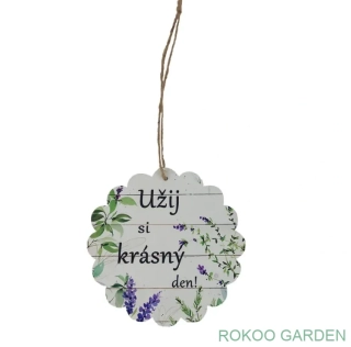 Cedulka k zavěšení Užij si krásný den